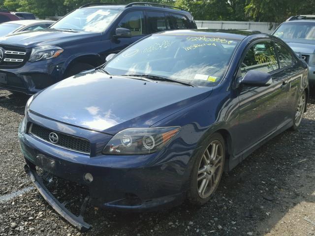 JTKDE177270191371 - 2007 TOYOTA SCION BLUE photo 2