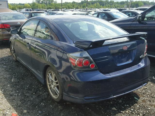 JTKDE177270191371 - 2007 TOYOTA SCION BLUE photo 3