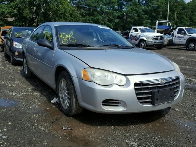 1C3EL46X16N126828 - 2006 CHRYSLER SEBRING SILVER photo 1