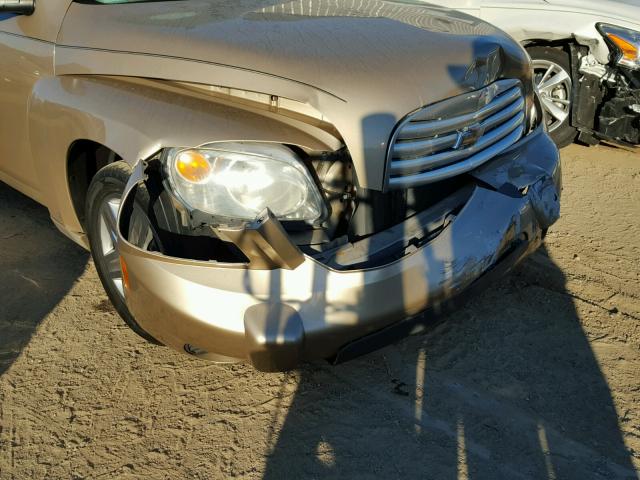 3GNDA13D16S571539 - 2006 CHEVROLET HHR LS GOLD photo 9