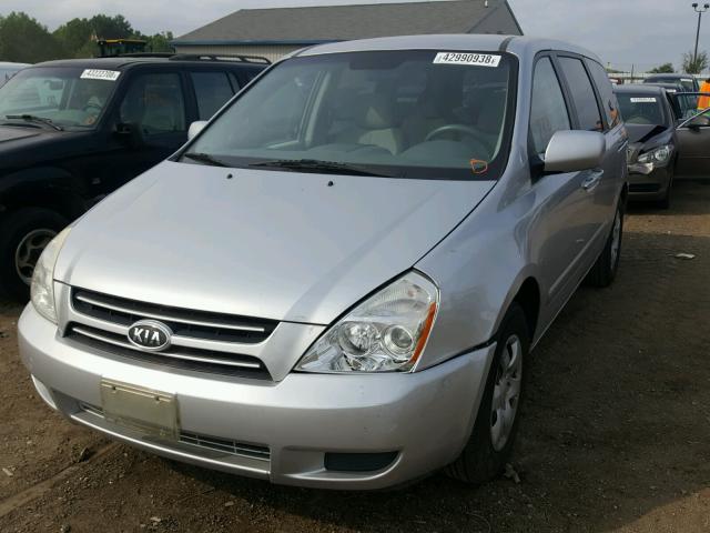 KNDMB233866029393 - 2006 KIA SEDONA EX SILVER photo 2