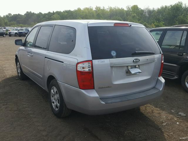 KNDMB233866029393 - 2006 KIA SEDONA EX SILVER photo 3