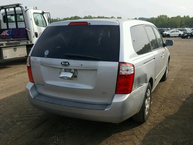 KNDMB233866029393 - 2006 KIA SEDONA EX SILVER photo 4