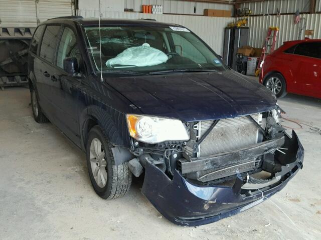 2C4RDGCG0DR817316 - 2013 DODGE GRAND CARA BLUE photo 1