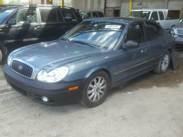 KMHWF35H35A151758 - 2005 HYUNDAI SONATA TWO TONE photo 2