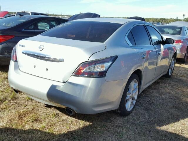 1N4AA5APXEC479159 - 2014 NISSAN MAXIMA SILVER photo 4