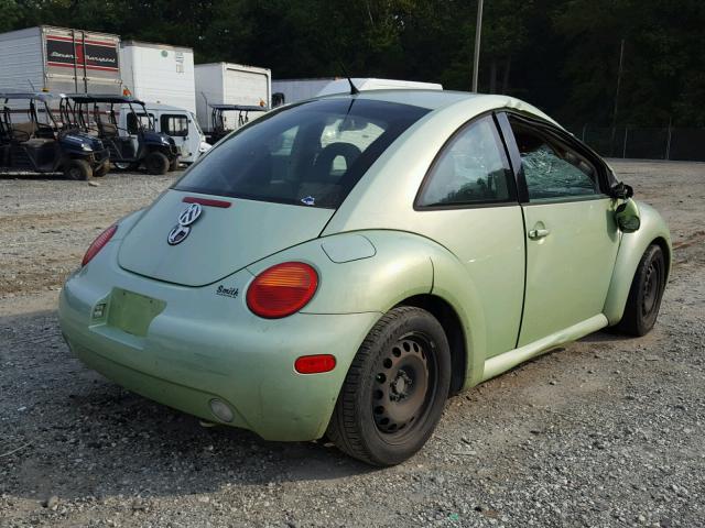 3VWBK21C22M406124 - 2002 VOLKSWAGEN NEW BEETLE 绿色 照片 4