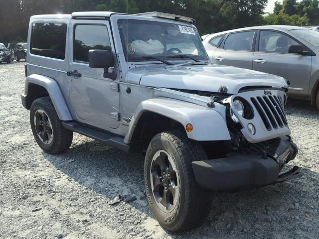 1C4AJWBG6EL239752 - 2014 JEEP WRANGLER S SILVER photo 1