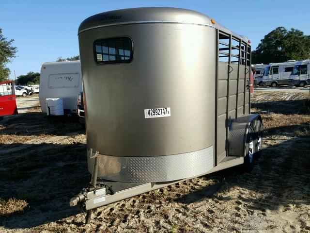 4GASB1227D1000477 - 2013 CALT TRAILER TAN photo 2