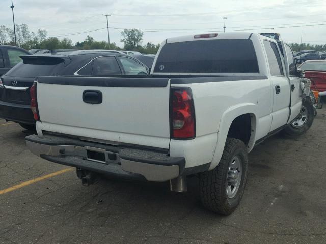 1GCHK23235F836721 - 2005 CHEVROLET SILVERADO WHITE photo 4