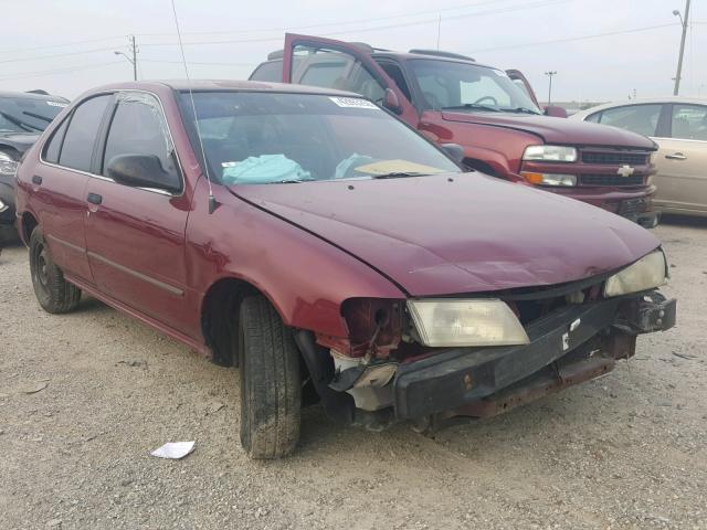 3N1AB41D9VL035608 - 1997 NISSAN SENTRA XE RED photo 1