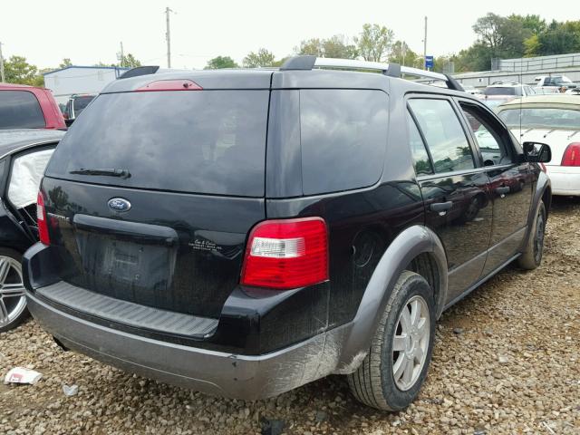 1FMZK01116GA39815 - 2006 FORD FREESTYLE BLACK photo 4