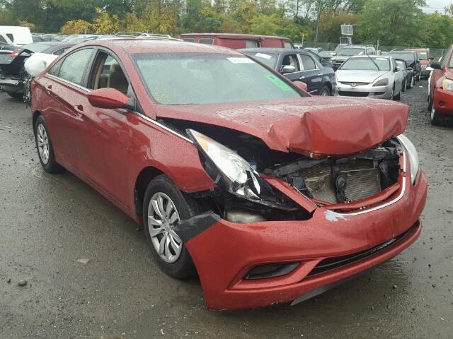 5NPEB4AC0BH058339 - 2011 HYUNDAI SONATA GLS RED photo 1