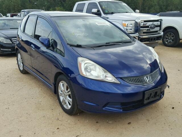 JHMGE8H48AS005554 - 2010 HONDA FIT BLUE photo 1