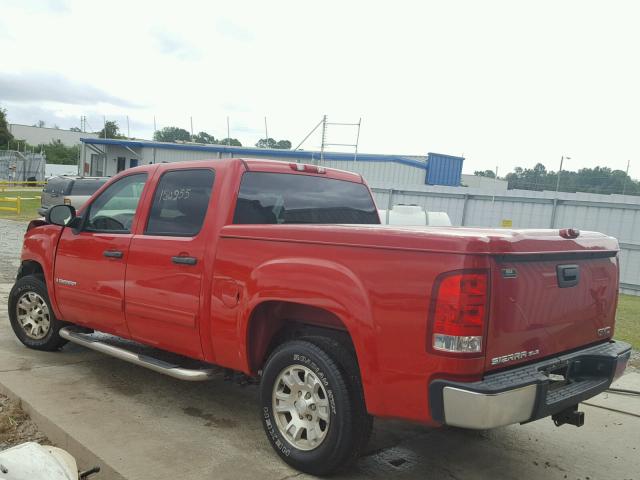 2GTEC13C671572875 - 2007 GMC NEW SIERRA RED photo 3