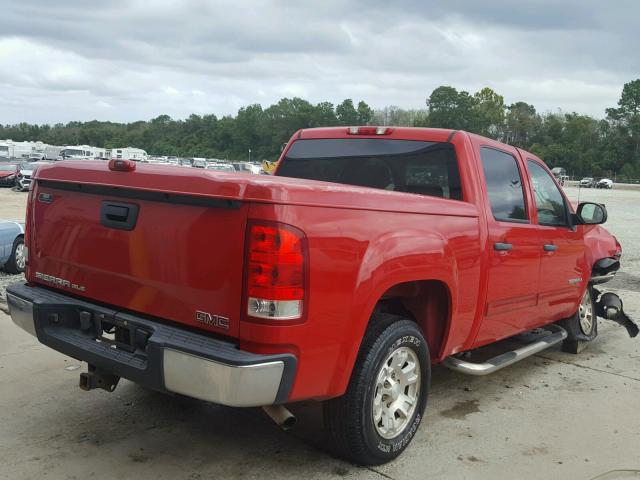 2GTEC13C671572875 - 2007 GMC NEW SIERRA RED photo 4