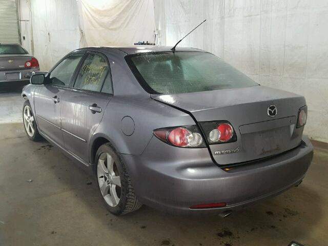 1YVHP80CX75M64184 - 2007 MAZDA 6 I GRAY photo 3