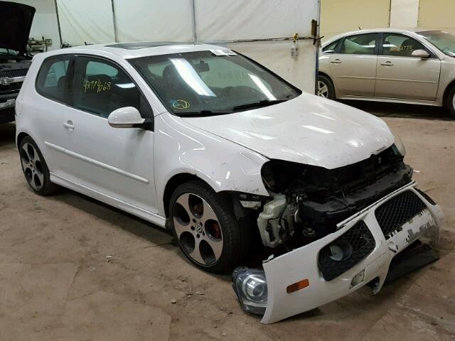 WVWEV71K96W079528 - 2006 VOLKSWAGEN NEW GTI WHITE photo 1