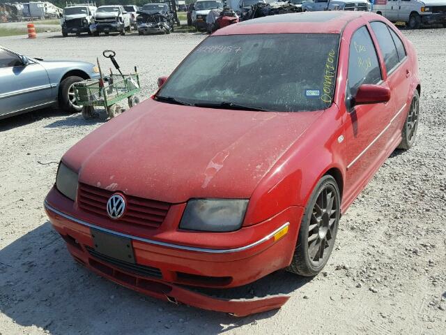 3VWSE69M45M015802 - 2005 VOLKSWAGEN JETTA RED photo 2