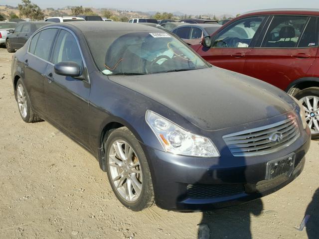 JNKBV61E67M713302 - 2007 INFINITI G35 BLUE photo 1