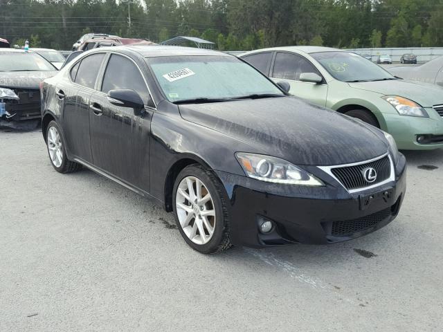 JTHCF5C22C5057960 - 2012 LEXUS IS 250 BLACK photo 1