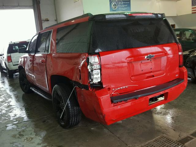 1GNSKHKC3HR322445 - 2017 CHEVROLET SUBURBAN K RED photo 3