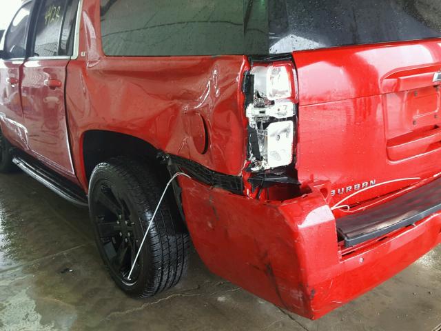 1GNSKHKC3HR322445 - 2017 CHEVROLET SUBURBAN K RED photo 9