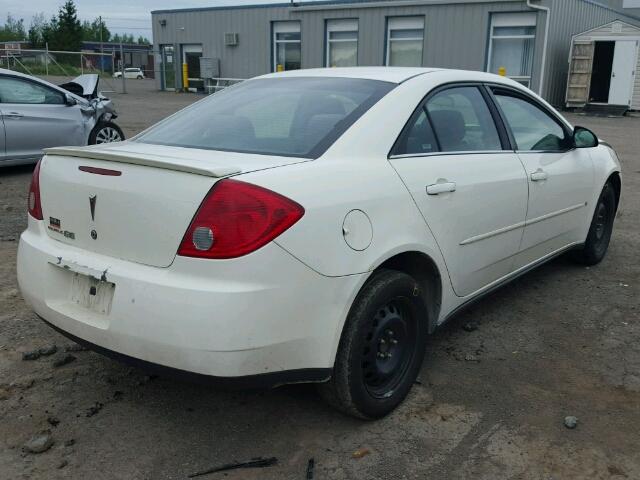 1G2ZF55B564203369 - 2006 PONTIAC G6 SE WHITE photo 4