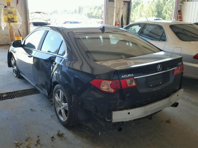 JH4CU2F62BC000347 - 2011 ACURA TSX BLACK photo 3