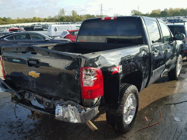 3GCPKSE32BG366953 - 2011 CHEVROLET SILVERADO BLACK photo 4