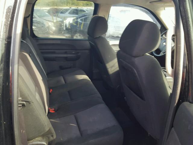 3GCPKSE32BG366953 - 2011 CHEVROLET SILVERADO BLACK photo 6