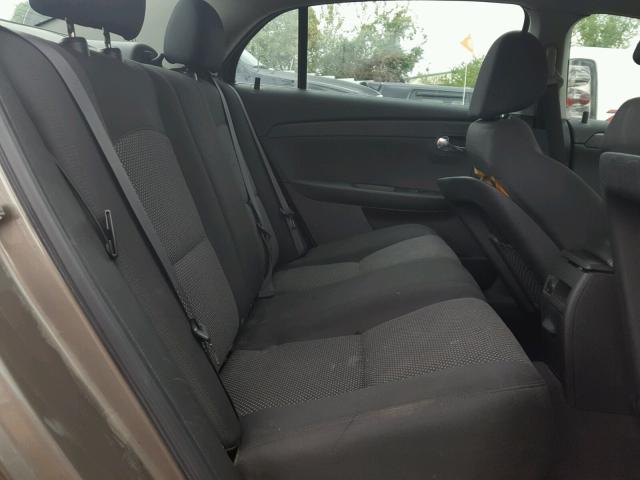 1G1ZC5EU2BF108314 - 2011 CHEVROLET MALIBU 1LT 棕色 照片 6