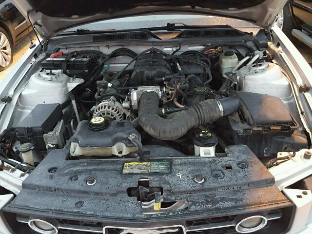 1ZVFT80NX65131070 - 2006 FORD MUSTANG SILVER photo 7