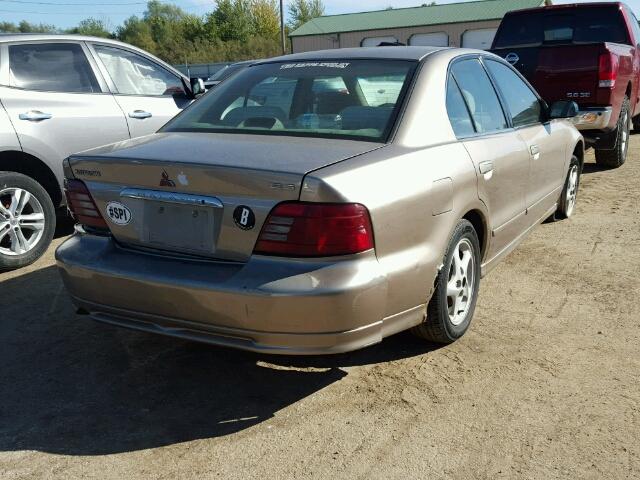 4A3AA46G8XE074256 - 1999 MITSUBISHI GALANT ES SILVER photo 4