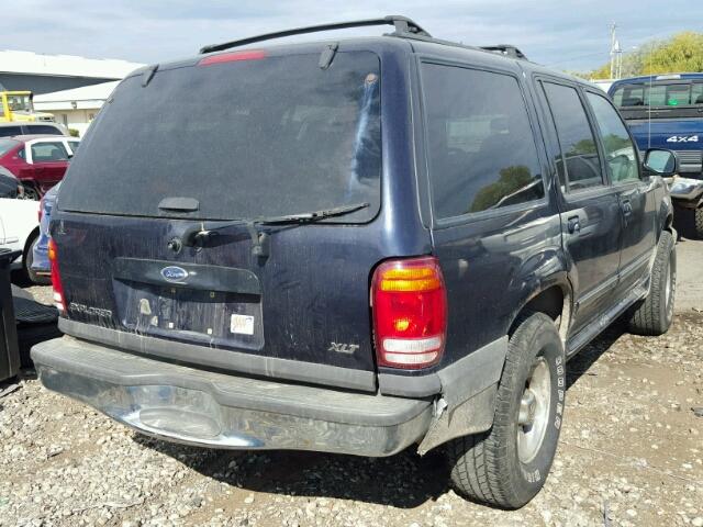 1FMZU34E2XZB53256 - 1999 FORD EXPLORER BLUE photo 4