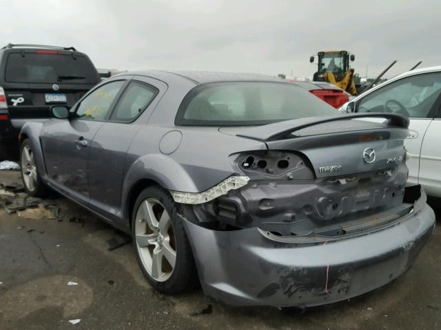 JM1FE173850155243 - 2005 MAZDA RX8 GRAY photo 3