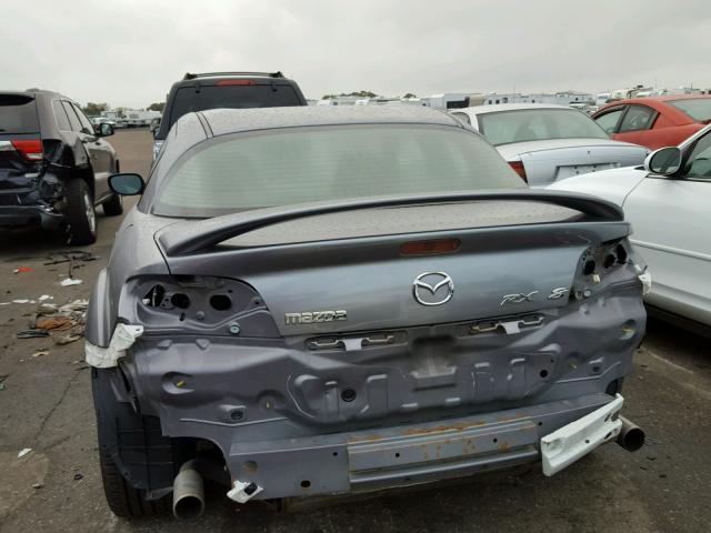 JM1FE173850155243 - 2005 MAZDA RX8 GRAY photo 9