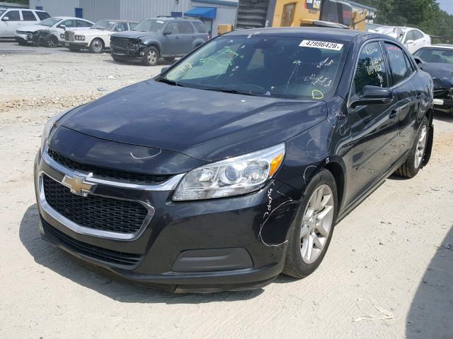 1G11C5SL2FF164932 - 2015 CHEVROLET MALIBU 1LT BLACK photo 2