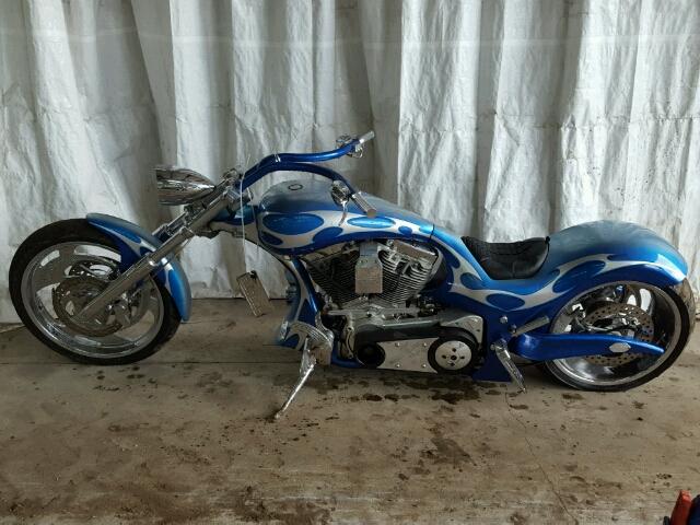 1R9PR124X6A517251 - 2006 CUST TANKER CHOPPER BLUE photo 9