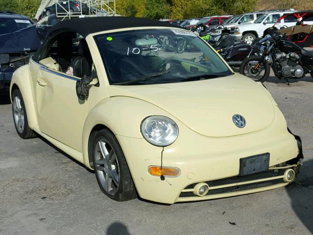 3VWCD31Y85M306095 - 2005 VOLKSWAGEN NEW BEETLE YELLOW photo 1