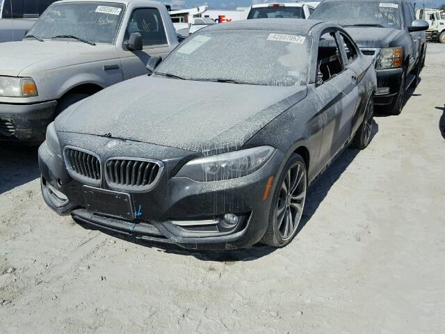 WBA1F5C55EV256259 - 2014 BMW 228 I BLACK photo 2