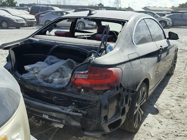 WBA1F5C55EV256259 - 2014 BMW 228 I BLACK photo 4