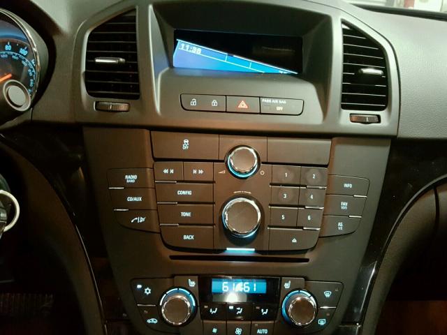 2G4GR5EK3C9112681 - 2012 BUICK REGAL BLACK photo 9