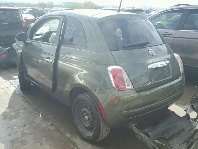 3C3CFFAR8CT379319 - 2012 FIAT 500 GREEN photo 3