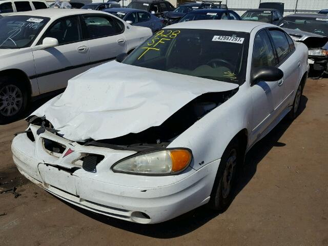 1G2NE52E65M209163 - 2005 PONTIAC GRAND AM WHITE photo 2