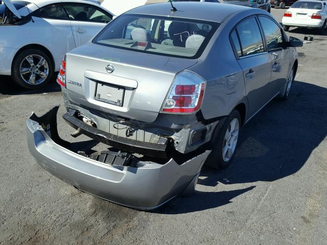 3N1AB61E78L692576 - 2008 NISSAN SENTRA 2.0 GRAY photo 4