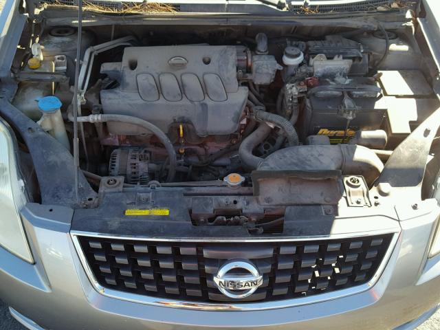 3N1AB61E78L692576 - 2008 NISSAN SENTRA 2.0 GRAY photo 7