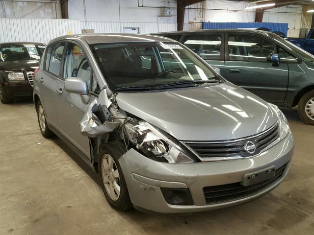 3N1BC1CP0CK275639 - 2012 NISSAN VERSA S GRAY photo 1