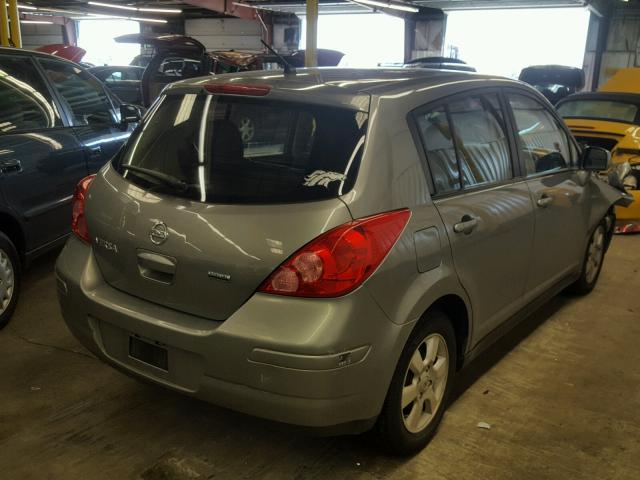 3N1BC1CP0CK275639 - 2012 NISSAN VERSA S GRAY photo 4