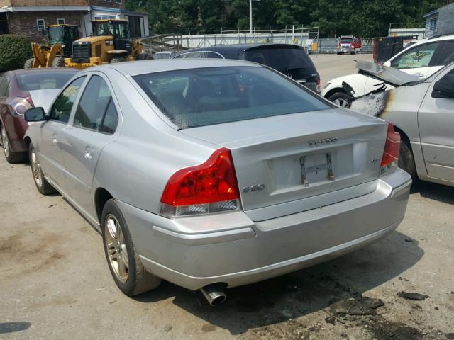 YV1RS592X82676632 - 2008 VOLVO S60 2.5T SILVER photo 3